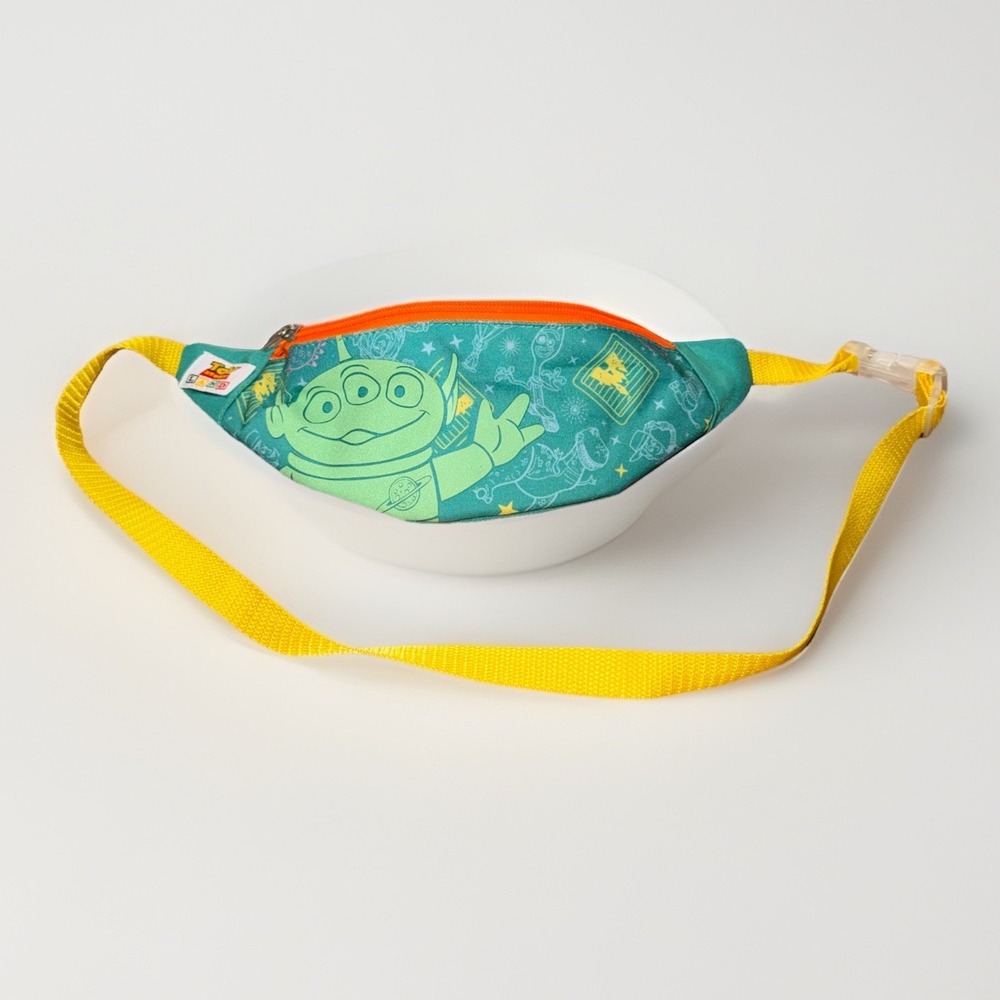 Disney Parks WDW Toy Story Land Green Alien Fanny Pack Kids Waist Bag Buckle